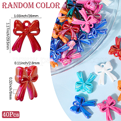 40pcs pendentifs acryliques opaques&nbsp;SACR-SP0001-26