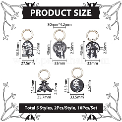 Печатные акриловые подвески&nbsp;HJEW-AB00226