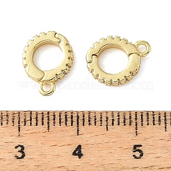 Fianzas acortadoras potenciadoras de circonita cúbica transparente micro pavé de latón&nbsp;CU-CBA6938-20G-02