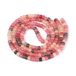 Colliers de perles de verre teintées à effet ombré&nbsp;X-GLAA-Q106-05A-A10