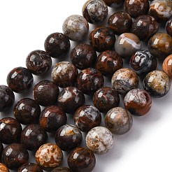 Натуральные мексиканские сумасшедшие агатовые бусины нити&nbsp;G-L615-A01-03