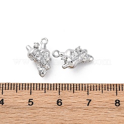 Кулоны со стразами и кристаллами из латуни&nbsp;KK-E793-08P