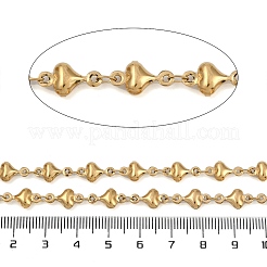 Catene a maglie a cuore in acciaio inossidabile 304 placcate ioni (ip)&nbsp;CHS-Z002-01G