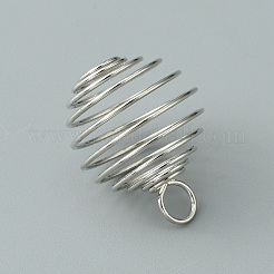 Подвески в виде спиральных бусин из углеродистой стали&nbsp;IFIN-WH0027-47B-P