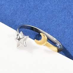 Кольца-манжеты из нержавеющей стали 304 для женщин&nbsp;RJEW-B133-05B