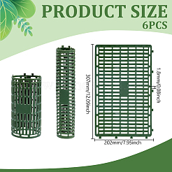Baumstammabdeckung aus PVC-Kunststoff&nbsp;AJEW-WH0609-625