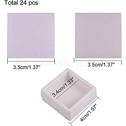 Набор посуды из пластмассы ювелирных изделий коробки&nbsp;OBOX-BC0001-04