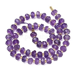 Природный аметист нитей бисера&nbsp;G-L642-J07-02