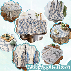 Хлопчатобумажная льняная ткань&nbsp;DIY-WH0591-282B