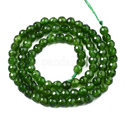 Hilos de abalorios de jade blanco natural&nbsp;G-R344-4mm-15