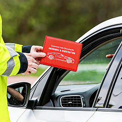 Étui de protection en cuir PU pour permis de conduire de véhicule à moteur&nbsp;AJEW-WH20098-134E