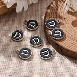 Charms aus platinierter Legierung&nbsp;X-ENAM-S118-02D-P