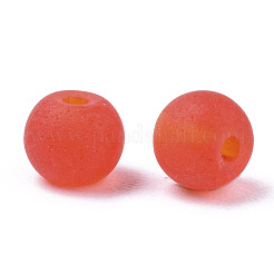 Матовые цвета стеклянные бусины&nbsp;SEED-S040-04A-07