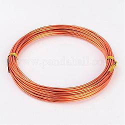 Aluminum Wire, Orange Red, 1.5mm, 6m/roll