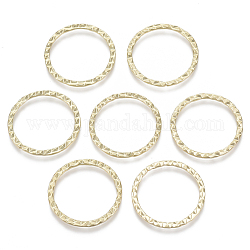 Legierung Verknüpfung rings, runden Ring, Licht Gold, 24x1.5 mm, Innendurchmesser: 20 mm