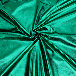 Tessuto elasticizzato in poliestere spandex, per artigianato e abbigliamento natalizi fai da te, verde, 100x150x0.04cm