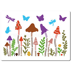 Haustier Kunststoff aushöhlen Zeichnung Malschablonen Vorlagen, Rechteck, Schmetterling, 297x210 mm