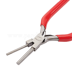 Bail Making Pliers,  for Jewelry Making Supplies, Red, 170x107x12mm