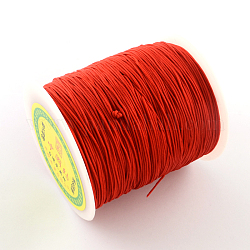 Nylon Thread with One Nylon Thread inside, Stronger than NWIR-R006- Series, Red, 1.5mm, about 120.29 yards(110m)/roll