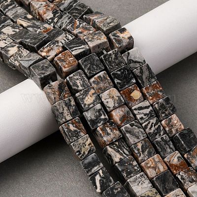 Натуральная карта каменные бусы пряди&nbsp;G-T139-8x8-45A-1