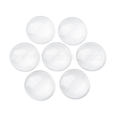 10 X 14 Mm Clear Glass Oval Cabochons Oval Cabochons Glass Gems Flat Back  Glass Circle Dome Clear Domed Cabochon 