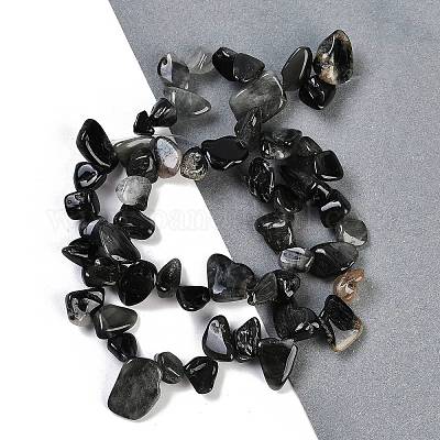 Натуральный орлиный глаз камень самородки бусины нити&nbsp;G-B125-A15-01-1