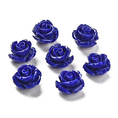 Резные бусины из синтетического коралла&nbsp;CORA-H003-01A-04-1