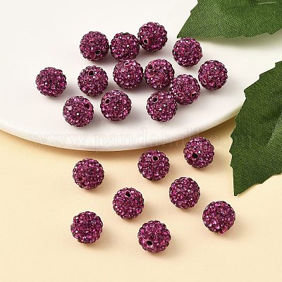 Pave disco бусины&nbsp;RB-H258-10MM-502-1