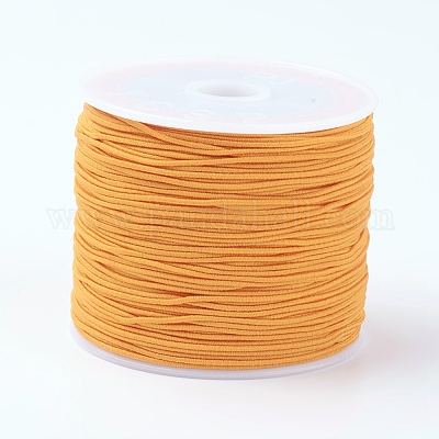 Elastic String for Bracelets, 2 Rolls 1 mm Sturdy Stretchy Elastic Cord for Jewelry Making, Necklaces, Beading