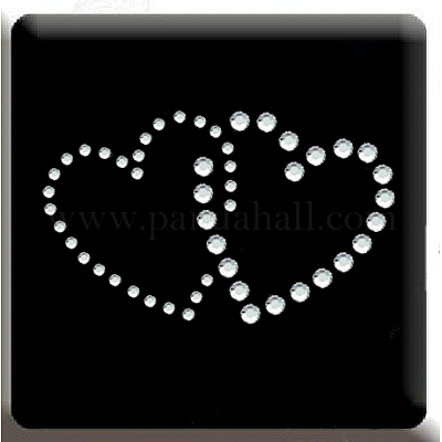 Блеск исправления горный хрусталь (термоклей на спине)&nbsp;LS-DIY-WH0177-23-1