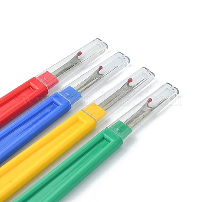 Wholesale 4Pcs 4 Colors Plastic Handle Iron Seam Rippers 