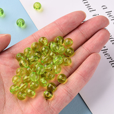 Прозрачные акриловые бусины&nbsp;MACR-S370-A8mm-729-1