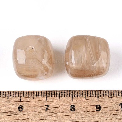 Непрозрачные акриловые бусины&nbsp;OACR-ZX006-33B-1