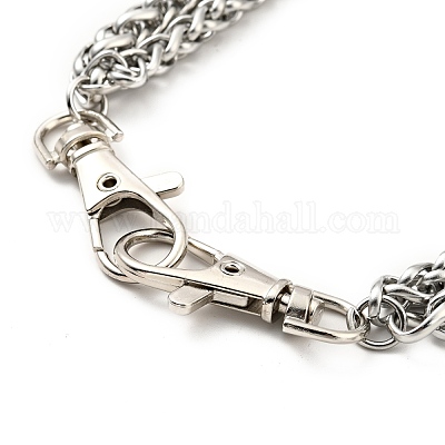 Wholesale 304 Stainless Steel Double Layer Wheat Chains for Jeans Pants 