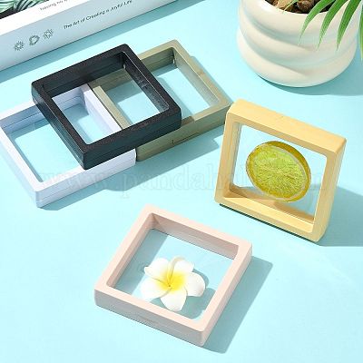 5 шт. квадратная прозрачная полиэтиленовая тонкая пленка подвесная коробка для ювелирных изделий&nbsp;CON-FS0001-19D-1