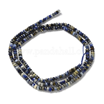 Natürlicher Lapislazuli Perlenstränge&nbsp;G-RM2025-D04-A-1