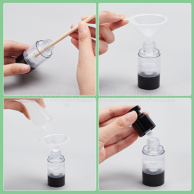 Пустые портативные пластиковые безвоздушные бутылки с насосом&nbsp;LS-AJEW-WH0299-91A-1