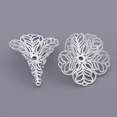 Латунные причудливые шапочки для бус&nbsp;LS-X-EC216-S-1