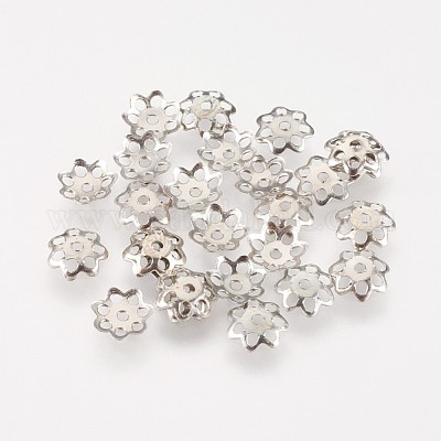 Многолепестковые железные бусинки&nbsp;IFIN-F146-01P-1