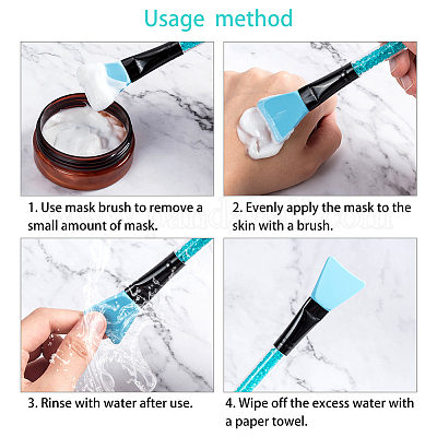 Silicone Double-sided Brush Stick Set for Epoxy and UV Resin