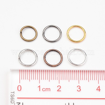 1 коробка с открытыми прыжковыми кольцами латунные прыжковые кольца KK-X0060-10mm-1