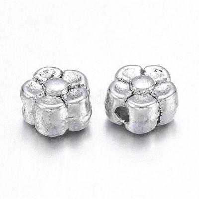 Сплавочные овальные бусины тибетского стиля  X-LF0071Y-NF-1