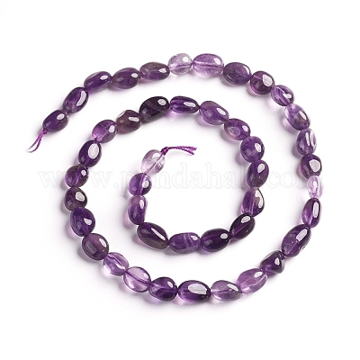 Natürlichen Amethyst Perlen Stränge&nbsp;G-D0002-B33-1