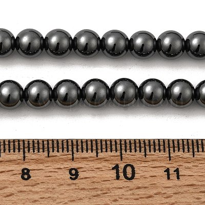 Немагнитные синтетический гематит бисер пряди&nbsp;G-E133-4C-1
