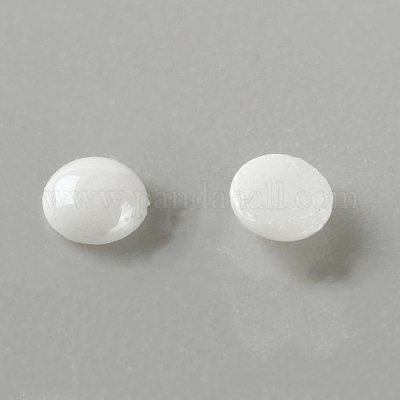 Фарфора ручной работы кабошонов PORC-WH0009-01A-01-1