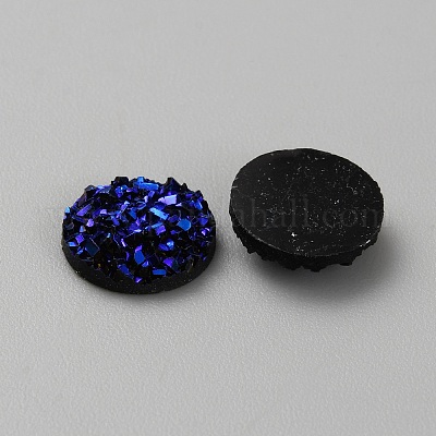 Druzy Harz Decoden Cabochons&nbsp;RESI-WH20007-01M-1