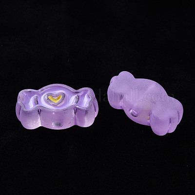 Прозрачные акриловые бусины&nbsp;MACR-S374-05B-03-1