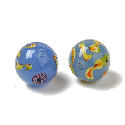 Бусины лэмпворк &nbsp;LAMP-C016-04D-10-1