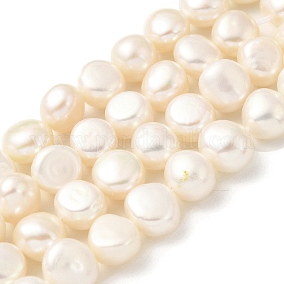 Нити из натурального культивированного пресноводного жемчуга PEAR-A006-09I-1