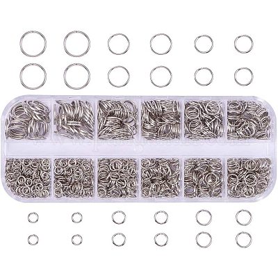 Shop 1 Box Iron Split Rings for Jewelry Making - PandaHall Selected